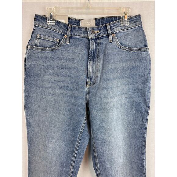 NWT Everlane Jeans Curvy Cheeky Straight Denim Organic Cotton Sustainable Fall - Picture 3 of 7